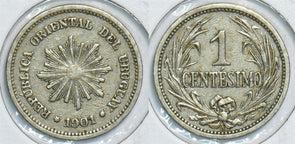 Uruguay 1901 Centesimo 241027 combine shipping