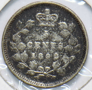 Canada 1892 5 Cents 490240 combine shipping
