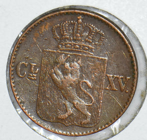 Norway 1867 1/2 Skilling Lion animal 290966 combine shipping