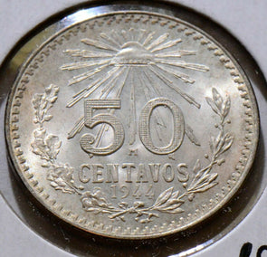 M0040 Mexico 1944 50 Centavos combine shipping
