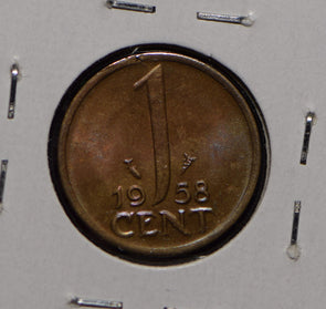 Netherlands 1958 Cent  291693 combine shipping