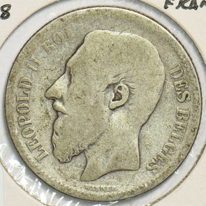 Belgium 1868 2 Francs 0 197863 combine shipping