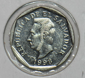 El Salvador 1998 5 Centavos 903554 combine shipping