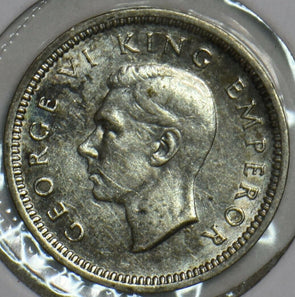 New Zealand 1939 3 Pence 903655 combine shipping