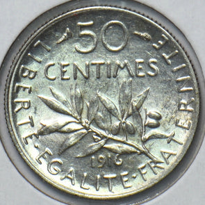 France 1916 50 Centimes 294324 combine shipping