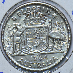 Australia 1944 S Florin Kangaroo animal Emu 294958 combine shipping