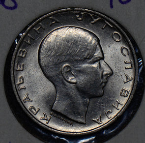 Yugoslavia 1938 10 Dinara silver  190179 combine shipping