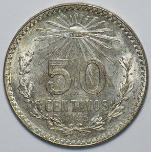 Mexico 1945 50 Centavos Eagle animal 193547 combine shipping