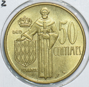 Monaco 1962 50 Centimes 241086 combine shipping