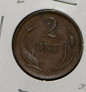 Denmark 1902 2 Ore  290350 combine shipping