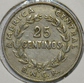 Costa Rica 1937 25 Centimos 196255 combine shipping