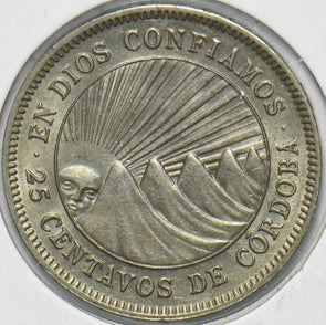 Nicaragua 1964 25 Centavos 192304 combine shipping