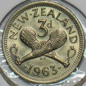 New Zealand 1963 3 Pence 196438 combine shipping