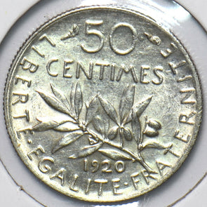 France 1920 50 Centimes 294376 combine shipping