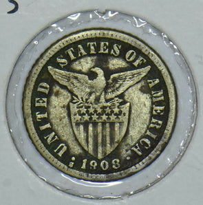 Philippines 1908 Lady Posing 10 Centavos Eagle animal 290874 combine shipping