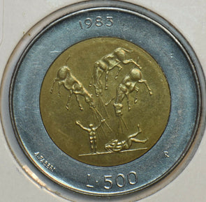 San Marino 1983 500 Lire Horse animal Threat of Nuclear War 195999 combine shipp