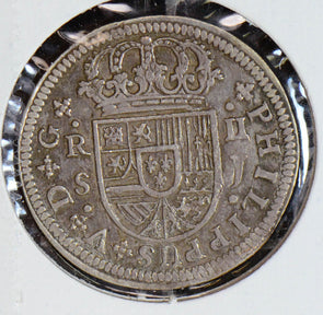 Spain 1722 2 Reales silver  S0182 combine shipping