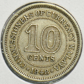Malaya 1948 10 Cents 153312 combine shipping