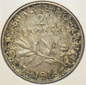 France 1916 2 Francs 151147 combine shipping