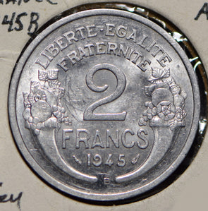 France 1945 2 Francs  290110 combine shipping