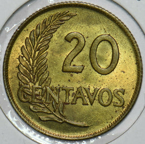 Peru 1959 20 Centavos 196578 combine shipping