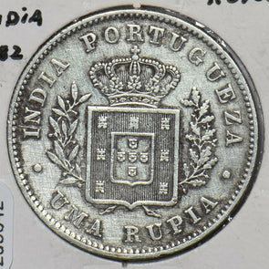 Portuguese India 1882 Rupia 295642 combine shipping