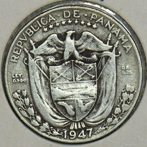 Panama 1947 1/4 Balboa 153170 combine shipping