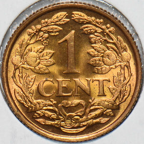 Netherlands Antilles 1959 Cent Lion animal 192296 combine shipping