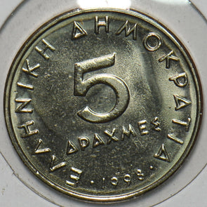 Greece 1998 5 Drachmai 151718 combine shipping