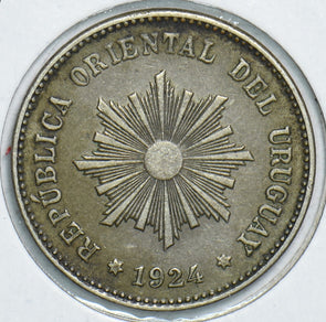 Uruguay 1924 5 Centesimos 240947 combine shipping