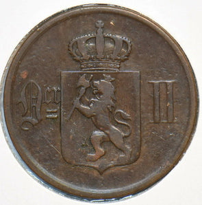 Norway 1876 5 Ore Lion animal 195105 combine shipping