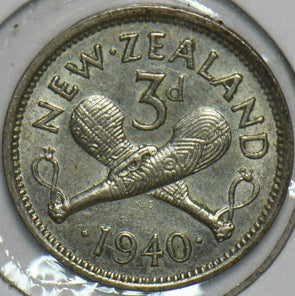 New Zealand 1940 3 Pence 903673 combine shipping