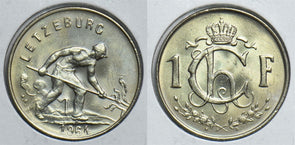 Luxembourg 1964 AH 1336//4 Franc 198693 combine shipping