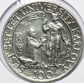 Czechoslovakia 1948 100 Korun Lion animal 150383 combine shipping