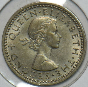 New Zealand 1959 3 Pence 152368 combine shipping