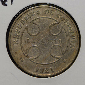 Colombia 1921 50 Centavos  290303 combine shipping