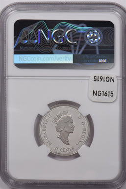 Canada 1999 25 Cents Silver NGC Proof 69 Ultra Cameo October NG1615 combine ship