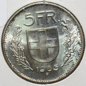 Switzerland 1965 5 Francs 294309 combine shipping