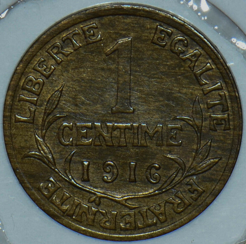 France 1916 Centime 290785 combine shipping