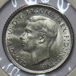 Australia 1943 D 6 Pence Kangaroo animal 193612 combine shipping