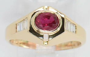 18k Gold Ruby and Diamond Ring RG0063