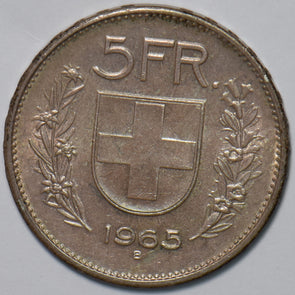 Switzerland 1965 B 5 Francs 195642 combine shipping