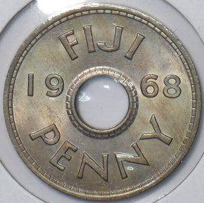 Fiji 1968 Penny 295809 combine shipping