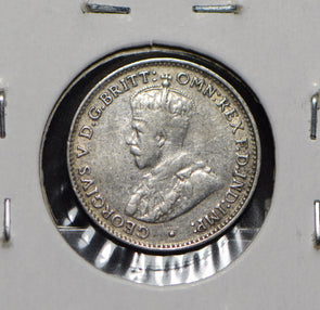 Australia 1928 3 Pence Kangaroo animal Moorhen  191234 combine shipping