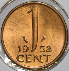 Netherlands 1952 Cent 152472 combine shipping