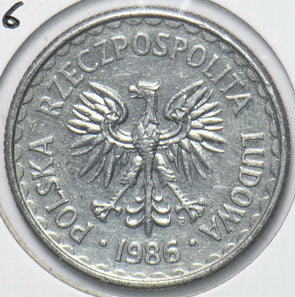 Poland 1986 Zloty Imperial eagle animal  901919 combine shipping
