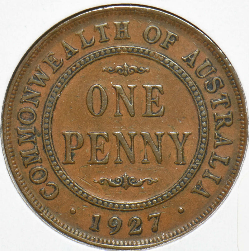 Australia 1927 Georgivs V Penny 192155 combine shipping