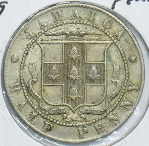 Jamaica 1919 1/2 Penny 299052 combine shipping