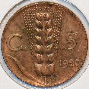 Italy 1920 5 Centesimi Lion 151363 combine shipping