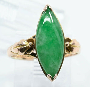 14k Gold Jadeite Ring RG0031